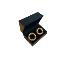 Brinco Aro Craquelado Brinco Aro Craquelado