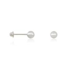 Brinco Baby Prata 925 - Bolinha 3mm - Tarracha Baby Brinco Baby Prata 925 - Bolinha 3mm - Tarracha Baby