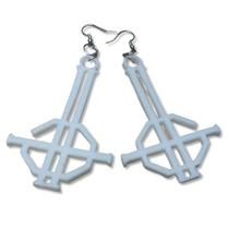 Brinco Banda Ghost BC Branco em Resina: Adicione um Toque Misterioso e Elegante ao seu Visual ! Brinco Banda Ghost BC Branco em Resina: Adicione um Toque Misterioso e Elegante ao seu Visual !