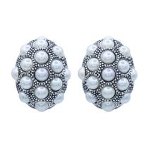 Brinco Banhado com mini Pérolas Semijoia Akasaki BC1740 Brinco Banhado com mini Pérolas Semijoia Akasaki BC1740