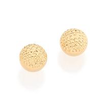 Brinco banhado ouro 3x 24k 18k e 22k femininos segundo furo bolinha infantil rommanel 5mm com detalhes 525365 Brinco banhado ouro 3x 24k 18k e 22k femininos segundo furo bolinha infantil rommanel 5mm com detalhes 525365