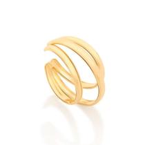 Brinco banhado ouro 3x 24k 18k e 22k pressão femininos ear cuff piercing rommanel 3 aros 526686