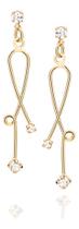 Brinco Base Cristal De 3mm Formado Por Fio T 524646 Brinco Base Cristal De 3mm Formado Por Fio T 524646
