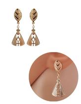 Brinco Base Pingente Nossa Senhora Aparecida Folheado Ouro