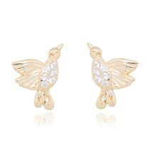 Brinco Beija Flor de Semijóia