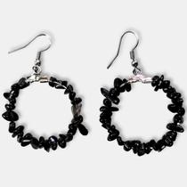 Brinco Boho Argola em Pedrarias Coloridas Brinco Boho Argola em Pedrarias Coloridas