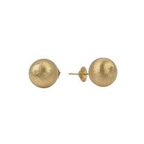 Brinco Bola 10Mm Em Ouro 18K