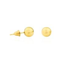 Brinco Bola 5mm de ouro 18k adulto