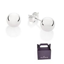 Brinco Bola 8mm Prata Maciça 925 Rommanel 820215 Brinco Bola 8mm Prata Maciça 925 Rommanel 820215