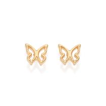 Brinco Borboleta Banhado a Ouro Rommanel 527600 Cor:Dourado Brinco Borboleta Banhado a Ouro Rommanel 527600 Cor:Dourado