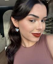 BRINCO BORBOLETA- CORES DIVERSAS Pedra da lua