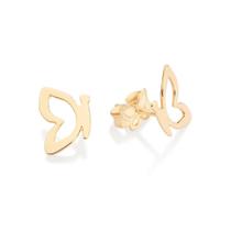 Brinco Borboleta Rommanel Pequeno Coleção Cápsula Do Tempo