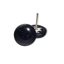 Brinco Button Disco 15mm Pedra Estrela Tarraxa Silicone Brinco Button Disco 15mm Pedra Estrela Tarraxa Silicone