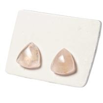 Brinco Button Trillion Quartzo Rosa Prata 950 Reff BB9286 Brinco Button Trillion Quartzo Rosa Prata 950 Reff BB9286