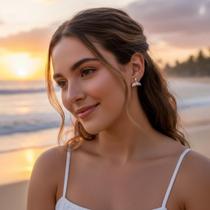 Brinco Cauda de Sereia Amaré: A Essência do Mar em Prata 925 Brinco Cauda de Sereia Amaré: A Essência do Mar em Prata 925