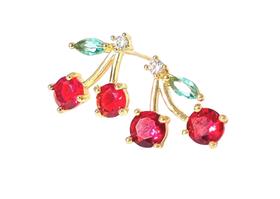 Brinco Cerejinha Fecho Tarraxa