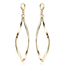 Brinco Clássico Atemporal Joias Folheadas a Ouro 18k Luxo