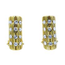 Brinco com Strass Elegante e Sofisticado Akasaki BC1042 Brinco com Strass Elegante e Sofisticado Akasaki BC1042