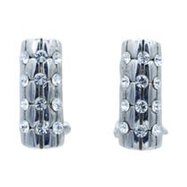 Brinco com Strass Elegante e Sofisticado Akasaki BC1042 Brinco com Strass Elegante e Sofisticado Akasaki BC1042
