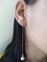 Brinco Comprido na Ponta Concha