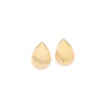 Brinco Concha Banhado a Ouro Rommanel 527547 Cor:Dourado Brinco Concha Banhado a Ouro Rommanel 527547 Cor:Dourado