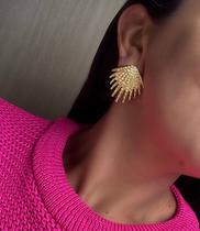 Brinco Concha Verão Dourado