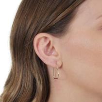 Brinco Coração Ouro 18k 750 Reforçado