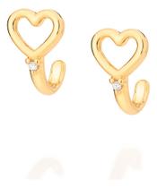 Brinco Coração Vazado Com Parte Inferior C 526753