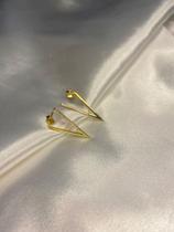 Brinco Cravejado Triangular Brinco Cravejado Triangular