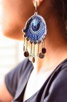 Brinco Croche Pavão