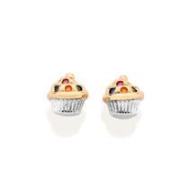 Brinco cupcake banhado a ouro COLORIDO 527561 Rommanel Cor:COLORIDO Brinco cupcake banhado a ouro COLORIDO 527561 Rommanel Cor:COLORIDO