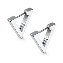 Brinco de Aço Triângulo 15mm Brinco de Aço Triângulo 15mm