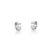 Brinco De Argola Click Masculino Aço Inox Antialérgico