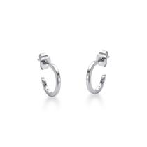 Brinco De Argola De Tarraxa Masculino Aço Inox Hipoalérgico