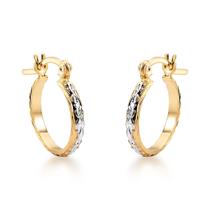 Brinco De Argola Feminina Folheado Ouro 18k Antialérgico