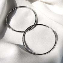 Brinco de argola grande Aço inox