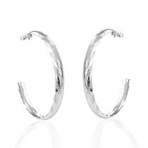 Brinco De Argola Grande Aço Inoxidável Antialérgico Básica