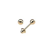 Brinco De Bola 3.0Mm Baby - 18K