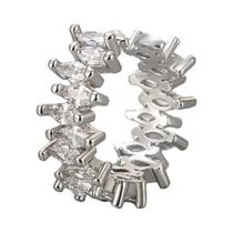 Brinco De Clipe De Zircônia Em Forma De Olho De Cavalo Para Meninas, Sem Perfuração Falsa, Anel De