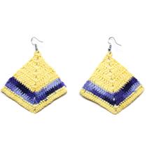 Brinco de Crochê Varias Cores Brinco de Crochê Varias Cores