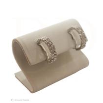 Brinco De Festa De Pressão Ahanna Prateado