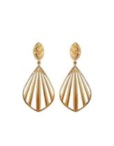 Brinco de Festa Geometrico Estiloso Folheado Ouro 18k Brinco de Festa Geometrico Estiloso Folheado Ouro 18k