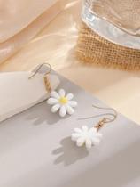 Brinco de flor plástico Brinco de flor plástico