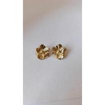 Brinco de Flor Victória Herrera Banhado a Ouro 18K