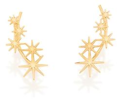 Brinco De Grampo Estrela De 8 Pontas Rommanel 525675