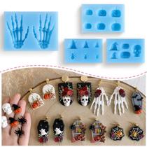 Brinco de joias de Halloween 3D Polymer Clay Molds Keoker Brinco de joias de Halloween 3D Polymer Clay Molds Keoker