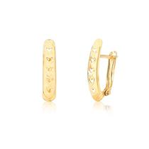 Brinco De Ouro 18k 750 Corações