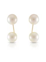 Brinco De Ouro 18k 750 Grace Kelly Com Pérolas Naturais 5mm Brinco De Ouro 18k 750 Grace Kelly Com Pérolas Naturais 5mm