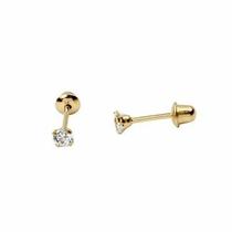 Brinco De Ouro 18k Infantil 2.5mm