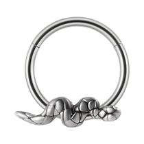 Brinco De Piercing De Nariz Em Aço Cirúrgico Com Design De Aranha, Morcego, Cobra E Estrela Para